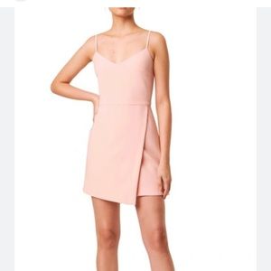 French Connection whisper v neck dress true blossom